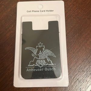 Anheuser-Busch cell phone card holder